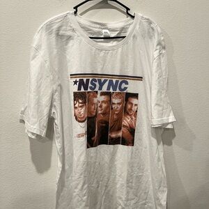 White NSYNC Graphic T-Shirt Size 2X